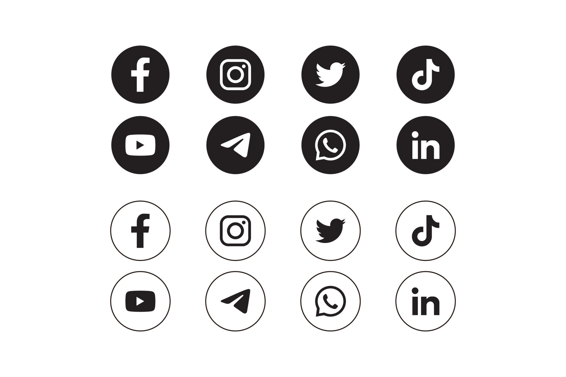Social media icons